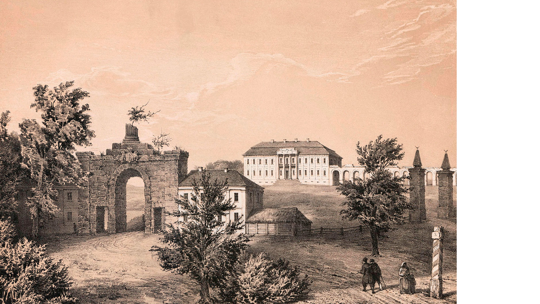 Наполеон Орда. Дворец Сапег в Ружанах 