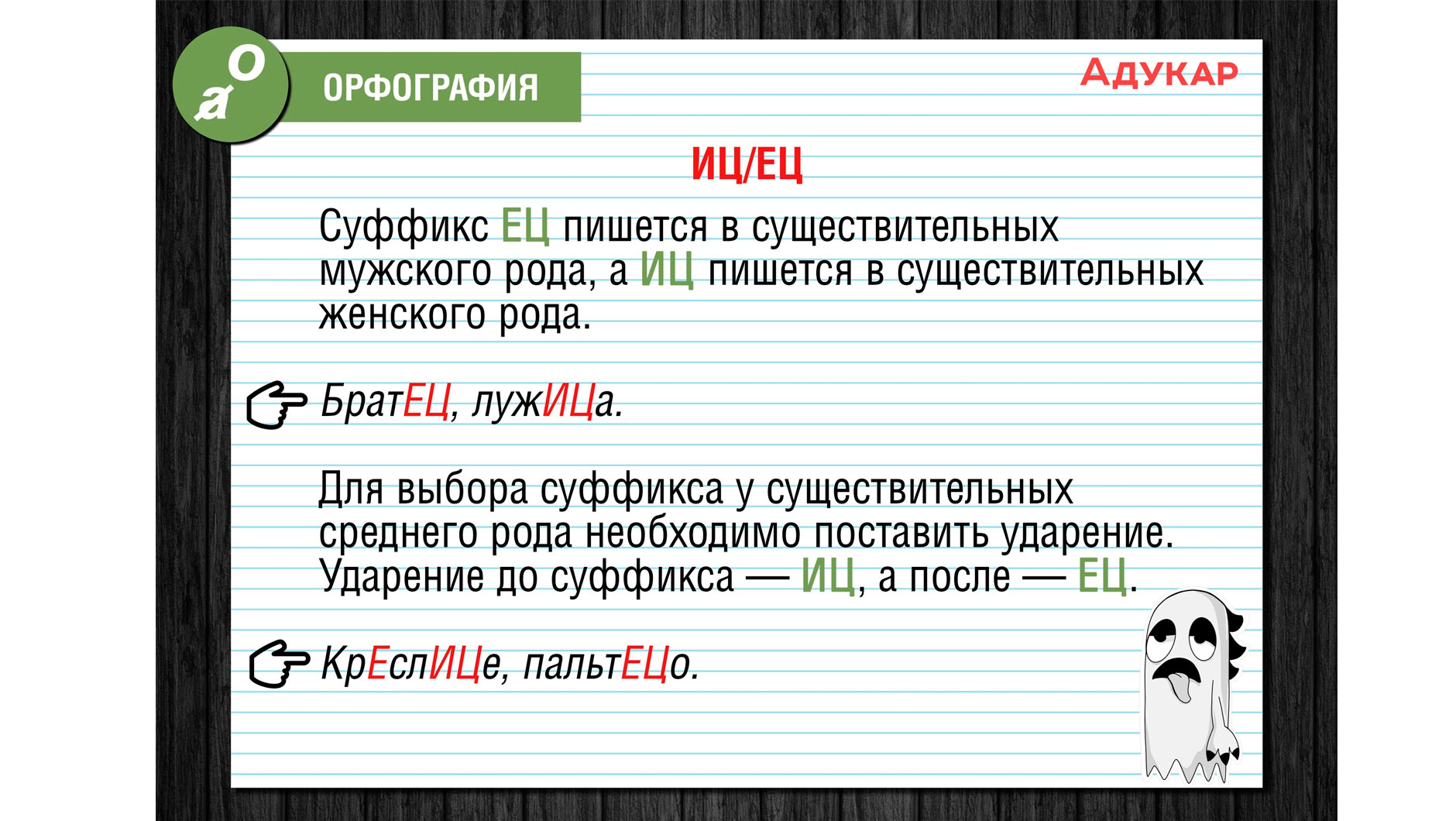Правила русского языка изучение